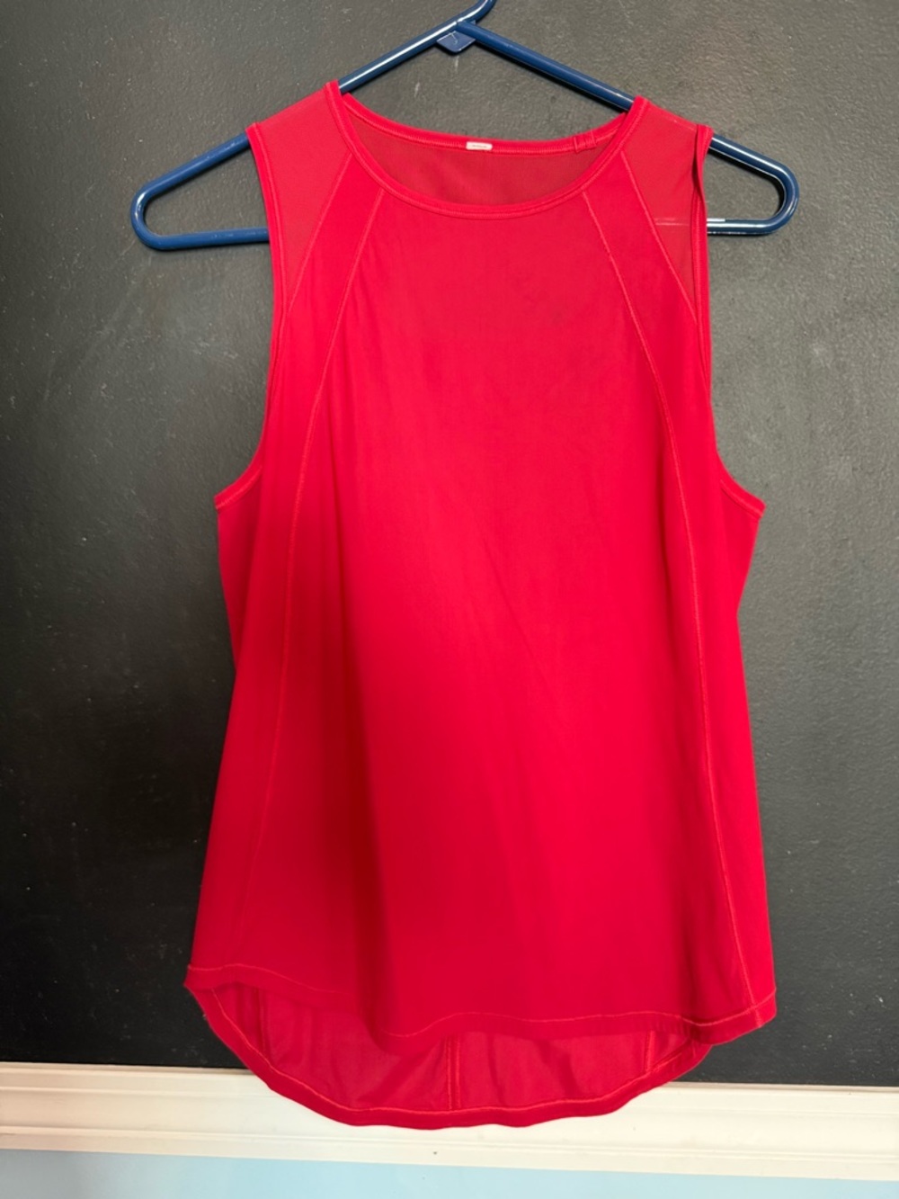 lululemon athletica Bright Red Sleeveless Performance Tank